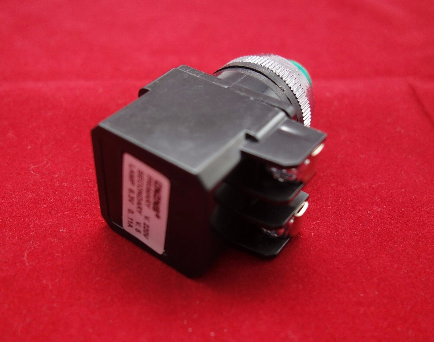 1PC Cutout 25mm Transformer type 220V Green Pilot Lamp KS Series