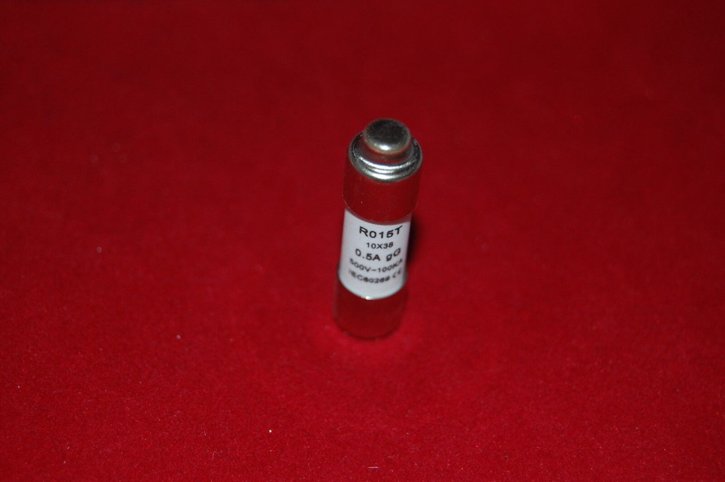 5Pcs ATQR 500V 0.5A 10 x 38mm Ceramic Cylindrical Fuse Links gG RO15T Time delay