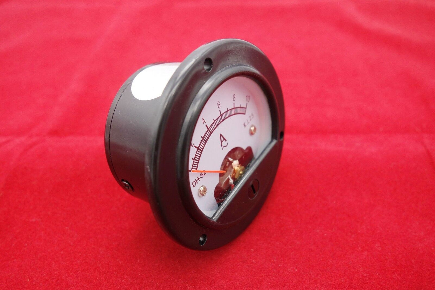 1pc AC 0-10A Round Analog Ammeter Panel AMP Current Meter Dia. 66.4mm DH52