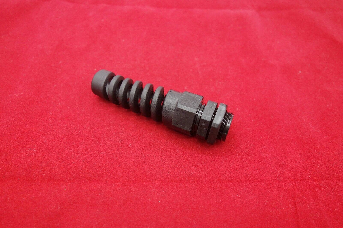 5PCS Black Spiral Cable Gland PG11 Cable Range 5-10MM Nylon IP68 Waterproof