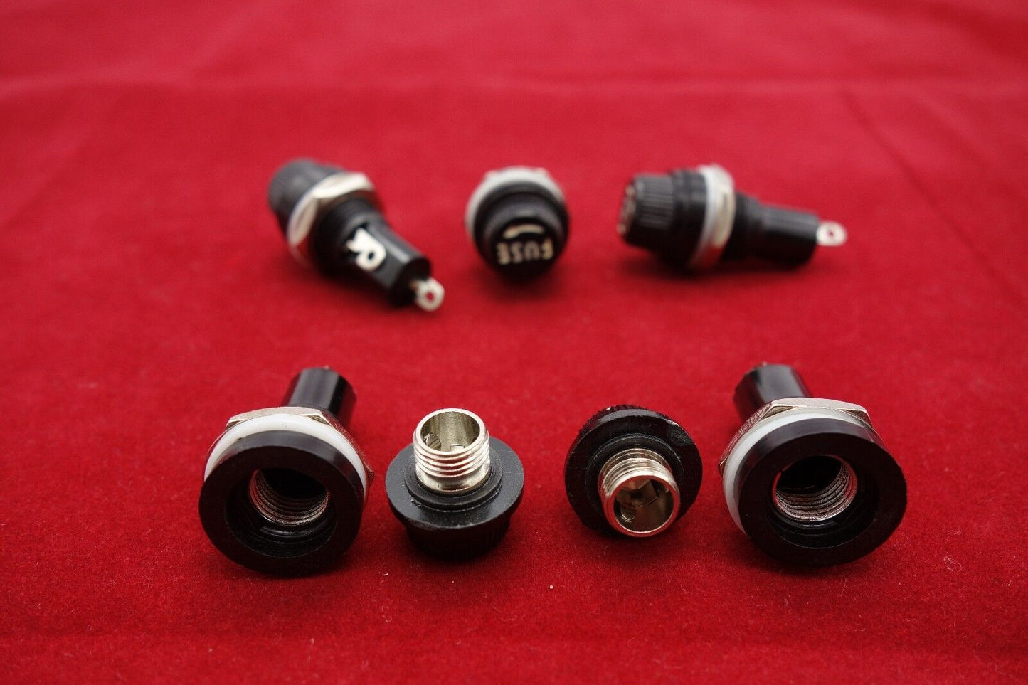 5PCS Panel Mounting Dia.12.1mm Fuse holder Screw type for 5x20mm fuse PTF75B