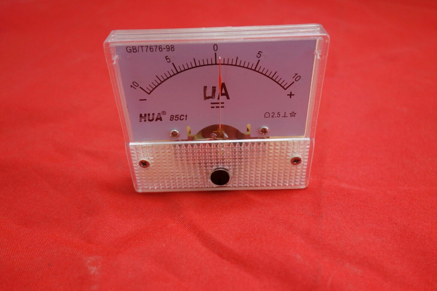 DC Minus Zero Plus -10uA - +10uA Analog 85C1 Analogue Ammeter AMP Panel meter