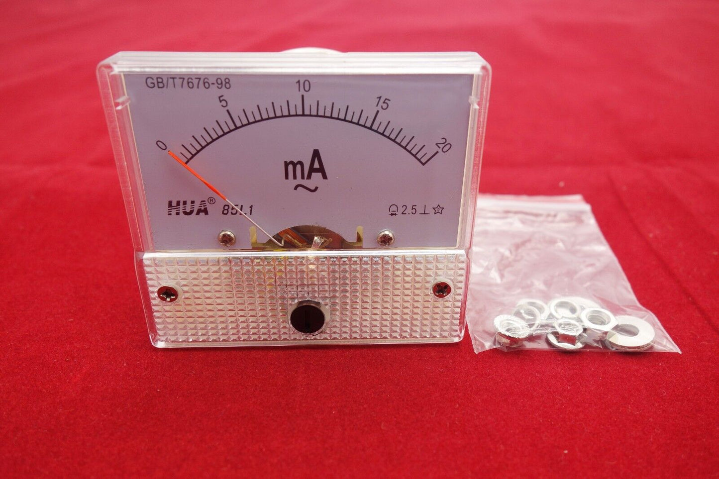 AC 20mA Analog Ammeter Panel AMP Current Meter 85L1 0-20mA directly connected