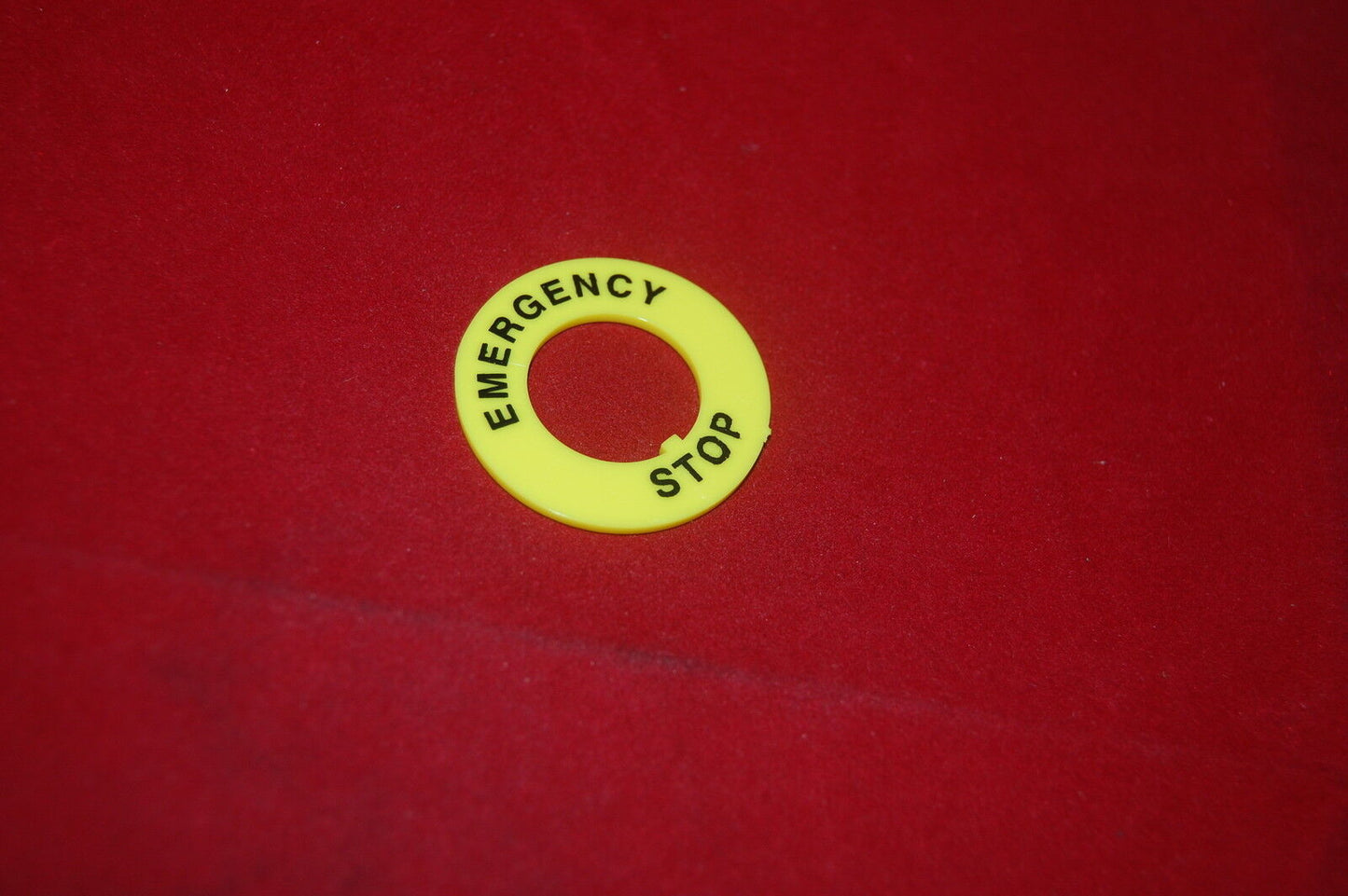 5pcs 40MM Circular Legend plate for Emergency stop 22mm Mushroom head PushButton