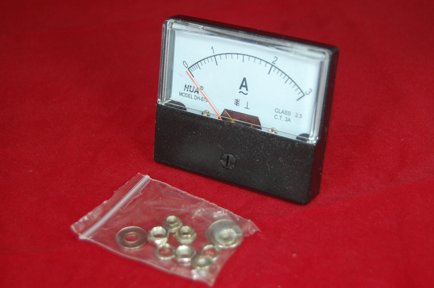 AC 3A Analog Ammeter Panel AMP Current Meter AC 0-3A 60*70MM directly Connect