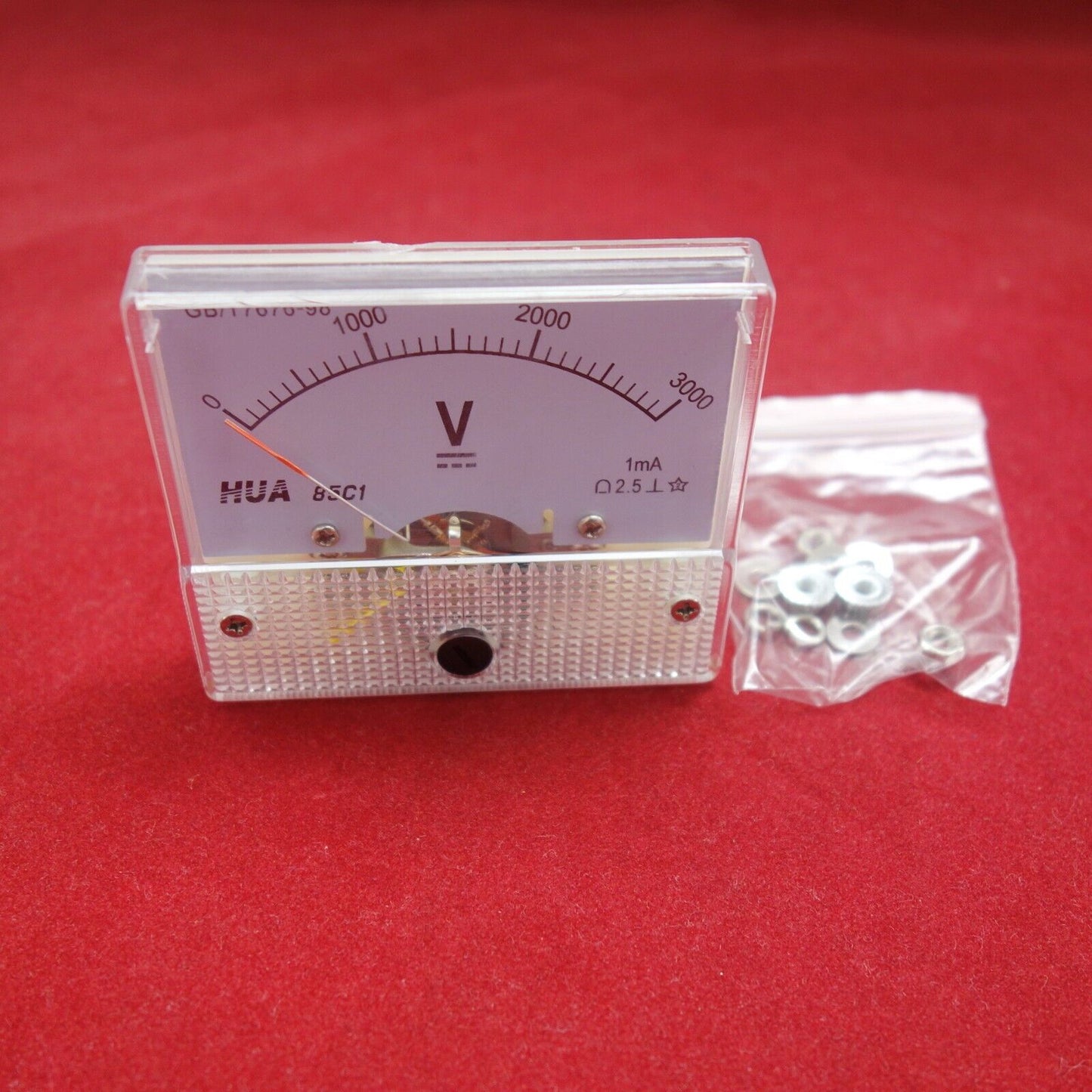 DC 0- 3000V Analog Voltmeter Analogue Voltage panel meter 85C1 3000V/1mA
