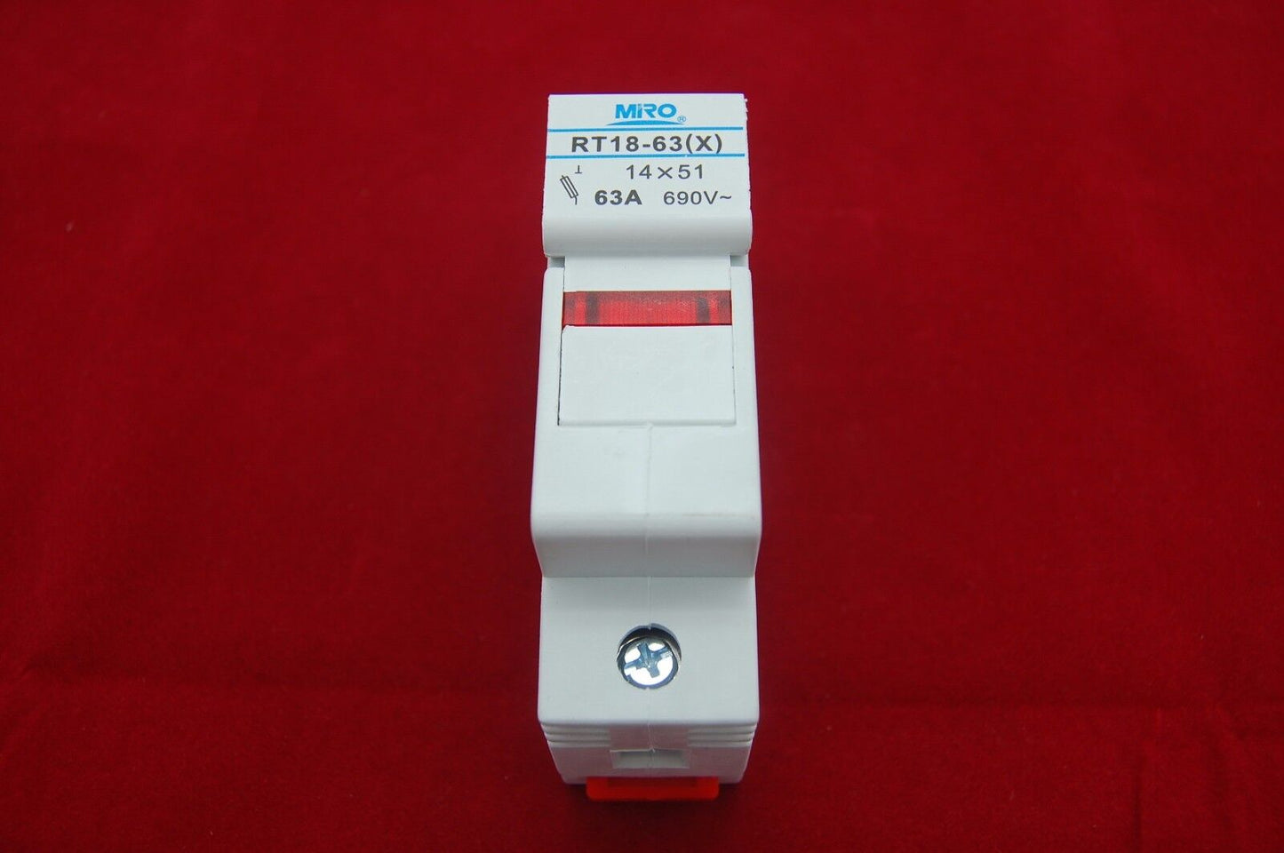 1PC 1 Pole Din Rail Mounting RT18-63 Fuse Holder for 14x51MM Fuse link