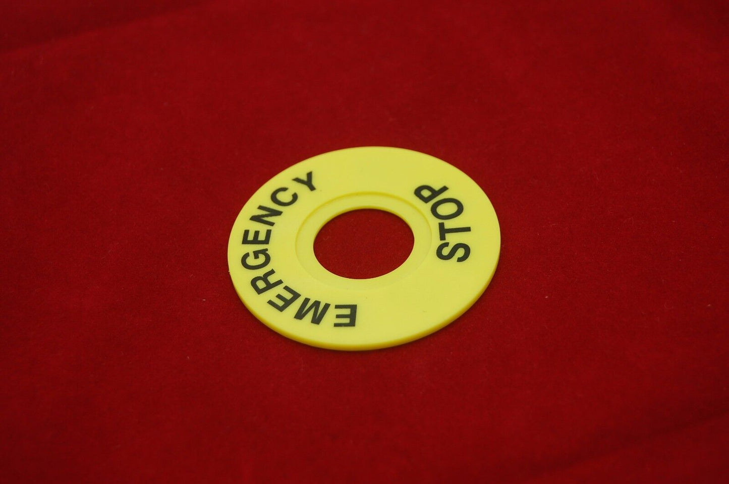 5pcs 60MM Circular Legend plate for Emergency stop Fits ZBY 9330 ZB2-9330