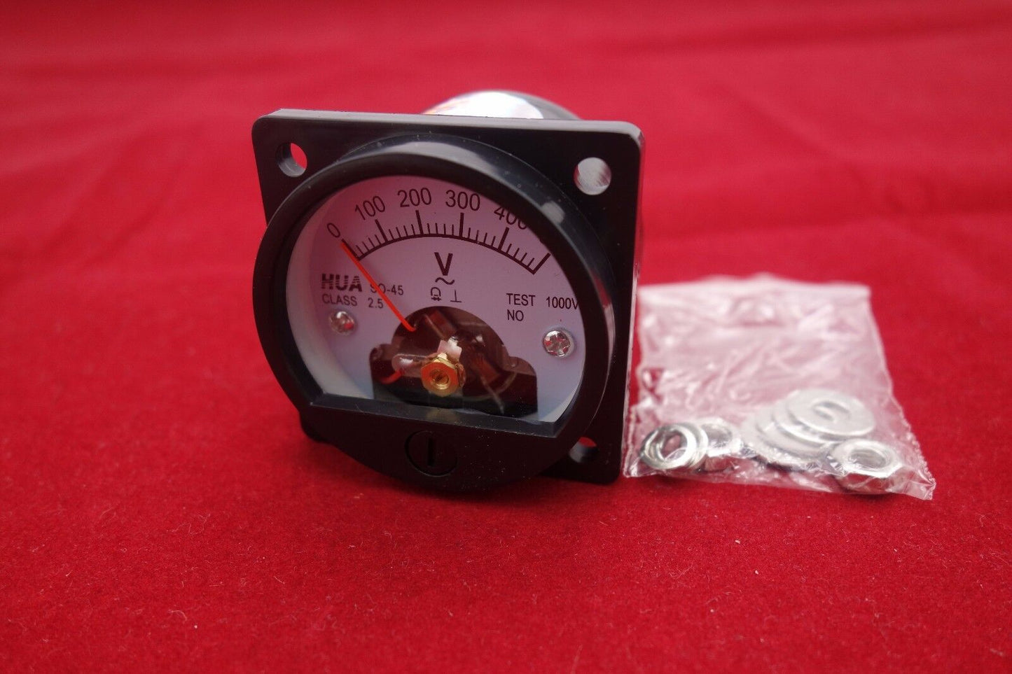 1pc AC 0-500V ROUND Analog Ammeter Panel AMP Current Meter SO45 directly Connect