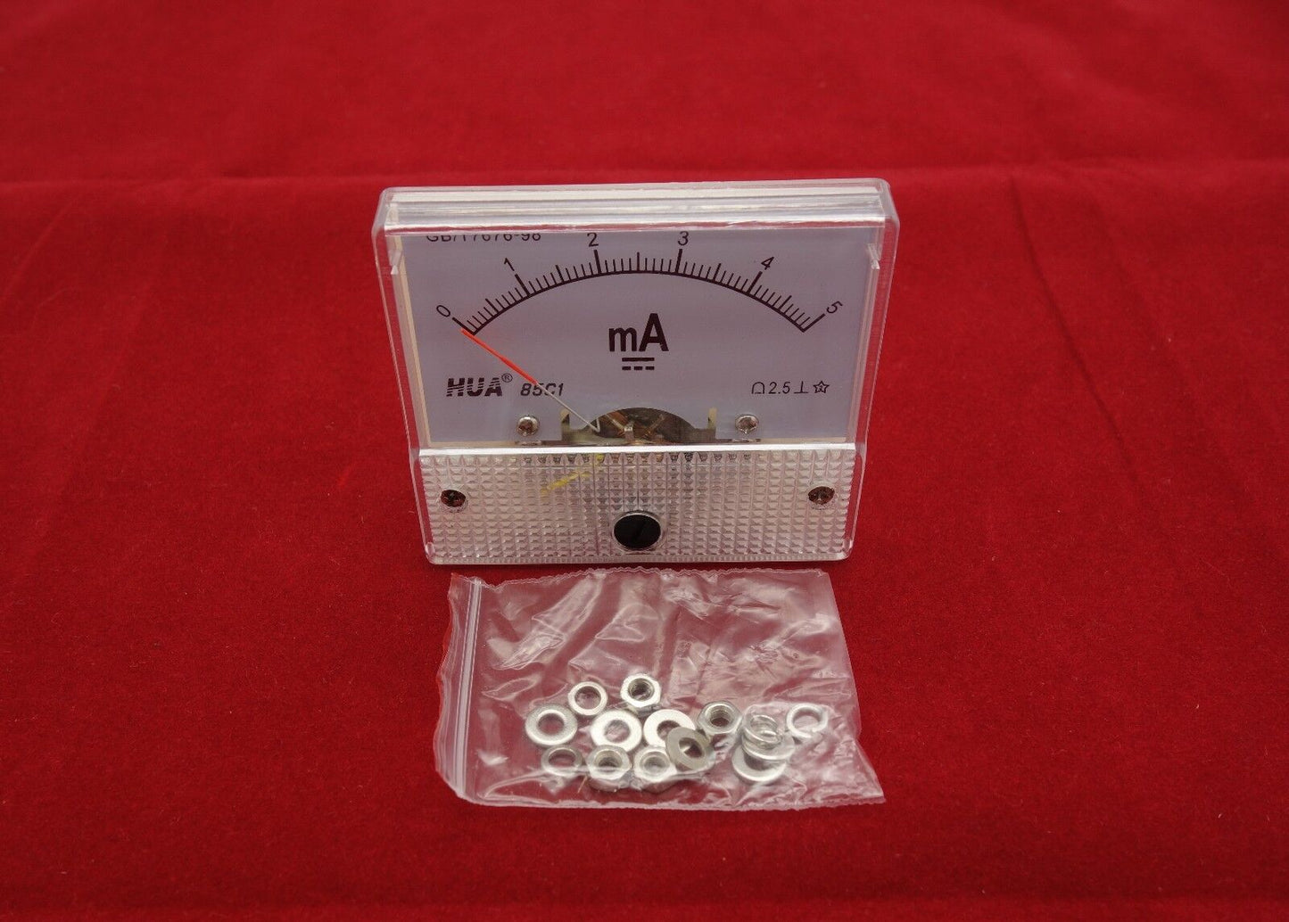 DC 5mA Analog Ammeter Panel Current Meter 85C1 0-5mA DC directly Connect
