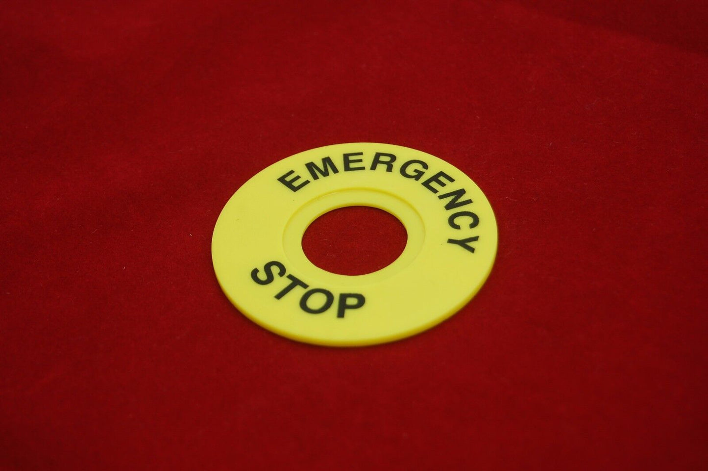 5pcs 60MM Circular Legend plate for Emergency stop Fits ZBY 9330 ZB2-9330