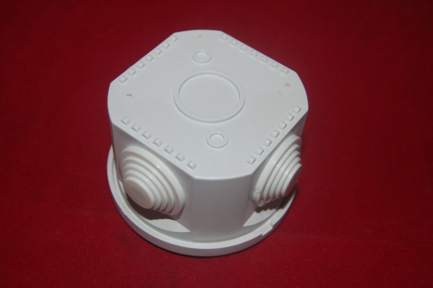 2PCS Round Plastic Waterproof Electrical Junction box 80*50mm IP55