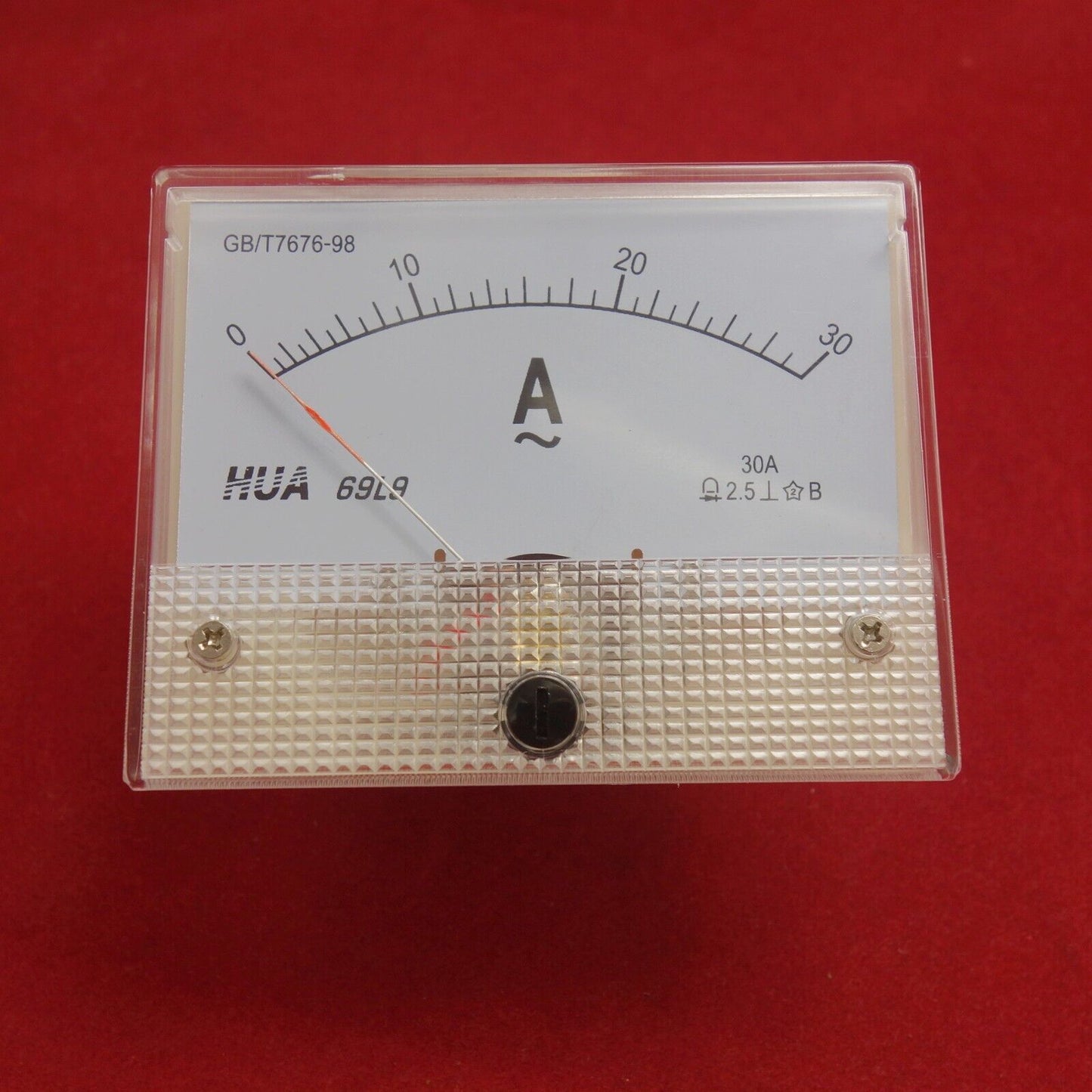 1pc AC 0-30A Analog Ammeter Panel AMP Current Meter 69L9 direct connect