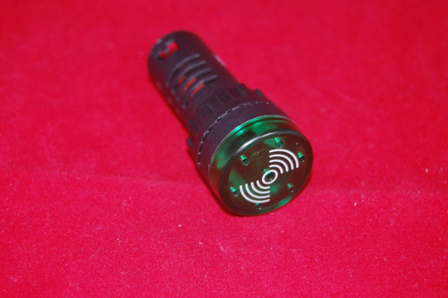 1pc 110V 22mm Flash Light GREEN LED Active Buzzer Beep Indicator Intermittent