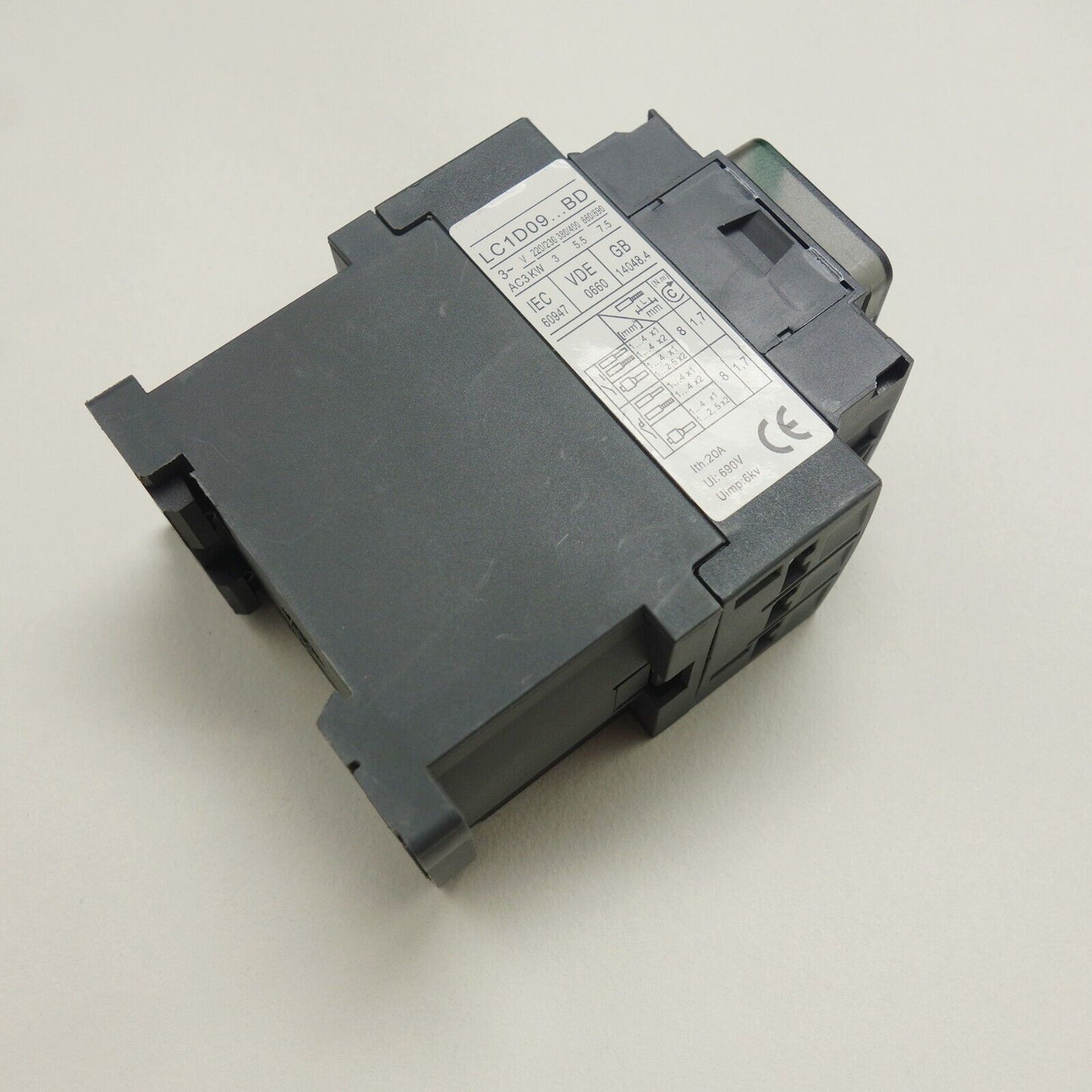 1pc FITS LC1D12BD/ED/FD/MD DC CONTACTOR 12A DC 24V 48V 110V 220V Replacement