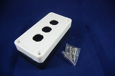One new in box Control Station 3 Switch 22mm Push Button BOX Fits XALB03