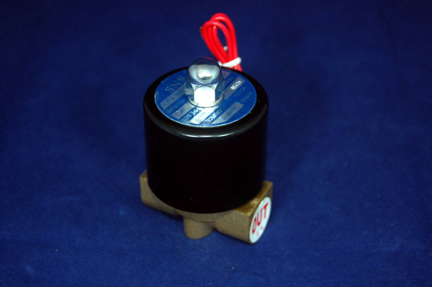 1/2" 2/2 Way Electric Solenoid Valve 24V DC-Volt Air, Gas,Fuel brass body