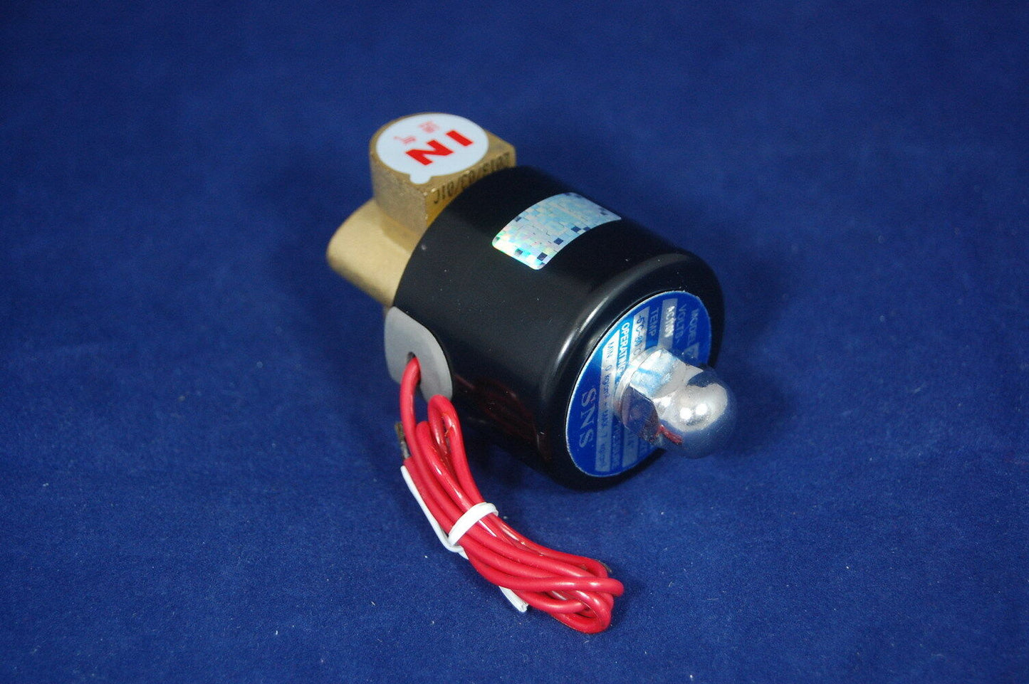1/4" 2/2 Way Electric Solenoid Valve Coil 110V AC Air, Gas,Fuel brass body