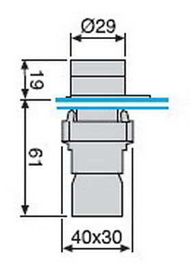 1PC FITS XB2BW31B1 Momentary White Pushbutton With 24V LED Pilot Light Lamp