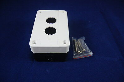 One new in box Control Station 2 Switch 22mm Push Button BOX Fits XALB02