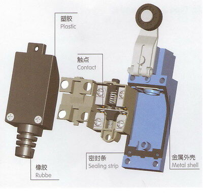 1PC NEW TZ-8112 LIMIT SWITCH 240V 5A LIMITED SWITCH FITS ME-8112 XCE102