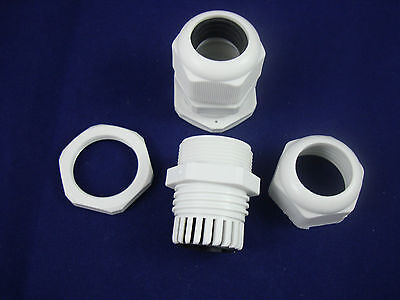LOT OF 25PCS PG24 Waterproof Cable Connector Gland Dia.15-22mm NYLON 66 94V-2