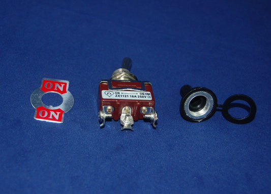 2PCS 3PIN ON-ON Toggle Switch 15A 250V Screw Termianls maintain water proof 