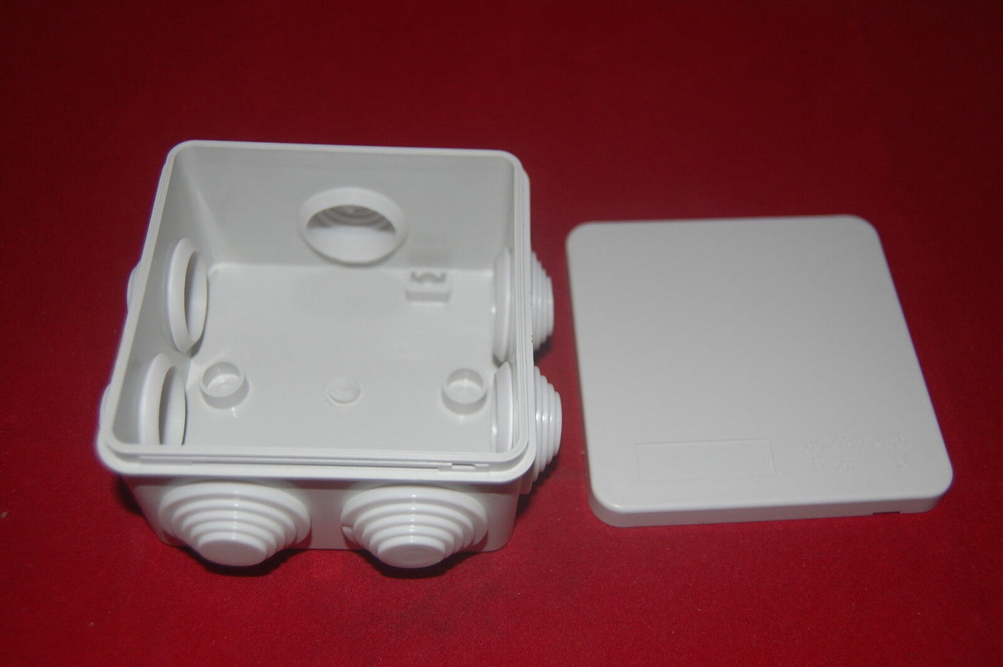 2PCS Plastic Waterproof Electrical Junction box 85*85*50mm IP55