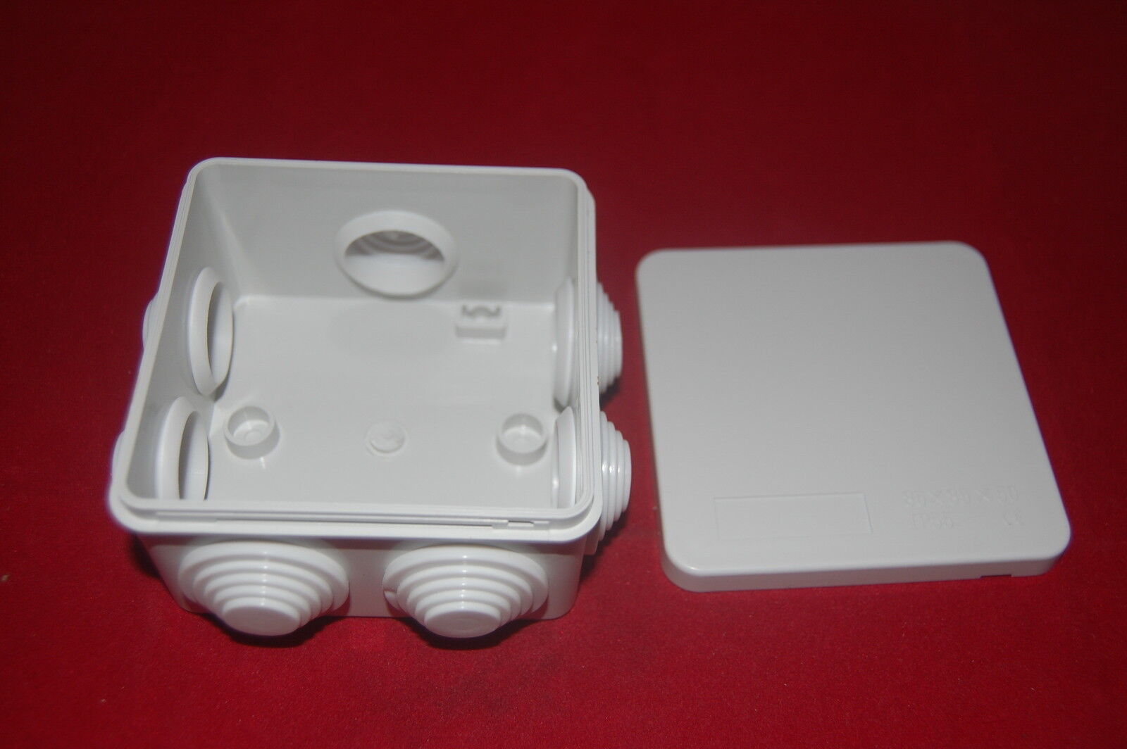 2PCS Plastic Waterproof Electrical Junction box 85*85*50mm IP55