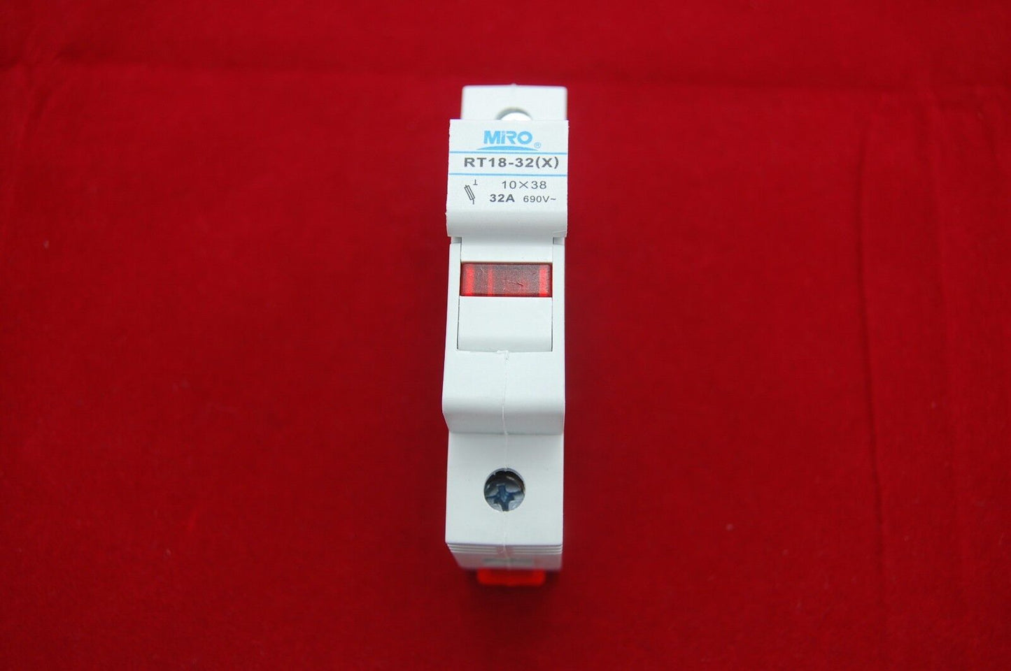 1PC 1 Pole Din Rail Mounting RT18-32 Fuse Holder for 10x38MM Fuse link