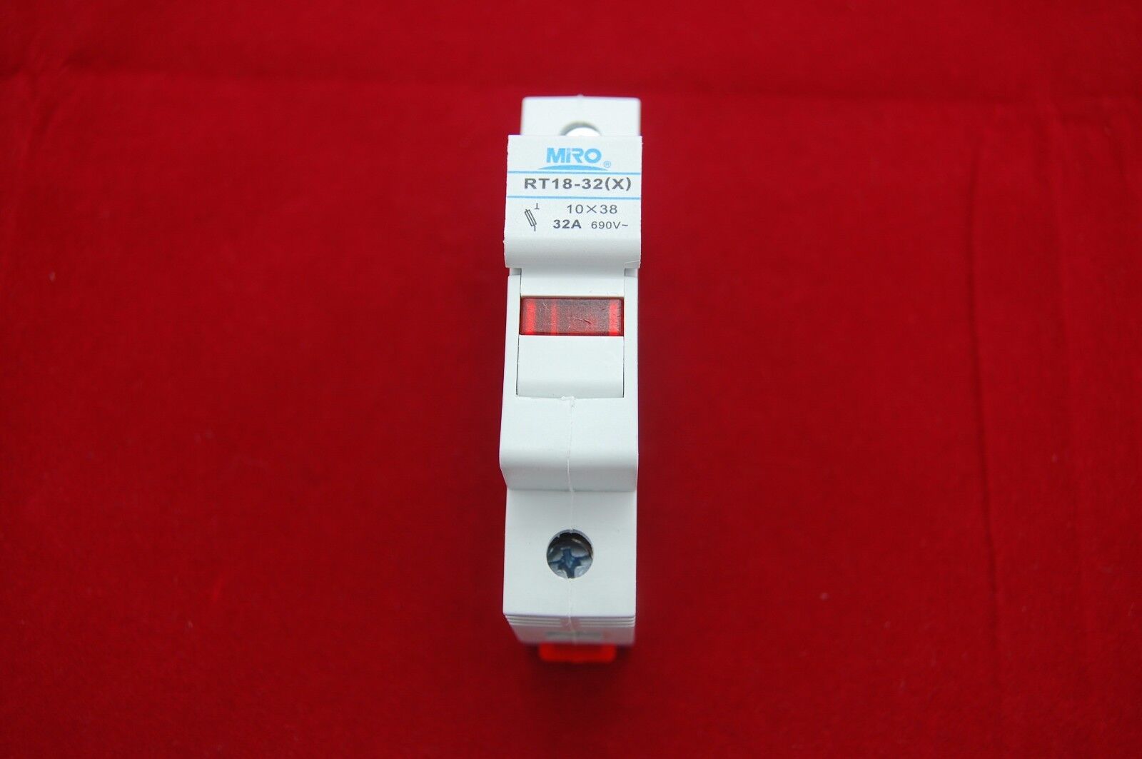 1PC 1 Pole Din Rail Mounting RT18-32 Fuse Holder for 10x38MM Fuse link