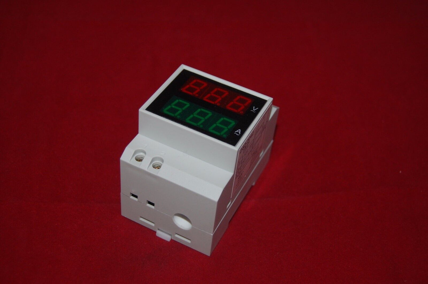 Din rail LED voltmeter ammeter voltage current meter AC 80-300V,0.1-99.9A