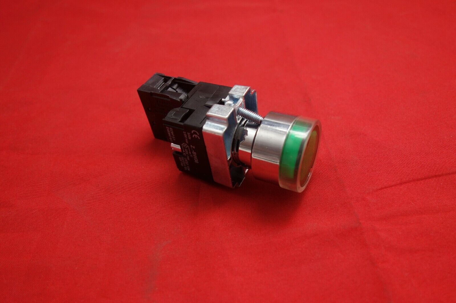 1PC FITS XB2BW33B1 Momentary Green Pushbutton With 24V LED Pilot Light Lamp