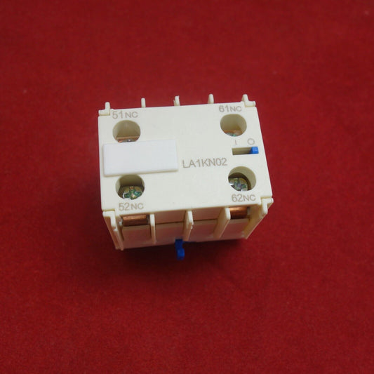 1PC Auxiliary Contact Block Fits LA1KN02  2NC USE WITH LC.K LP.K CA.K CONTACT