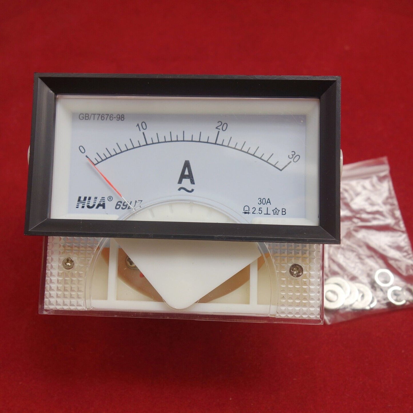 1pc AC 30A Analog Ammeter Panel AMP Current Meter 69L17 69L9 direct connect
