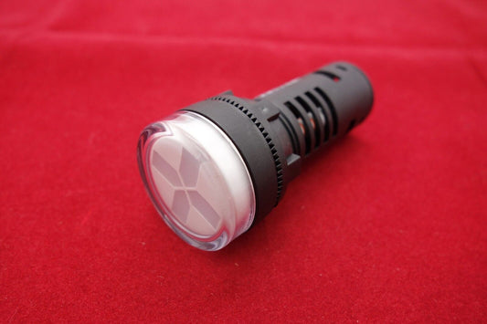 2PCS Cutout 22mm Red LED Isolation brake Position Indicator light 24V DC/AC