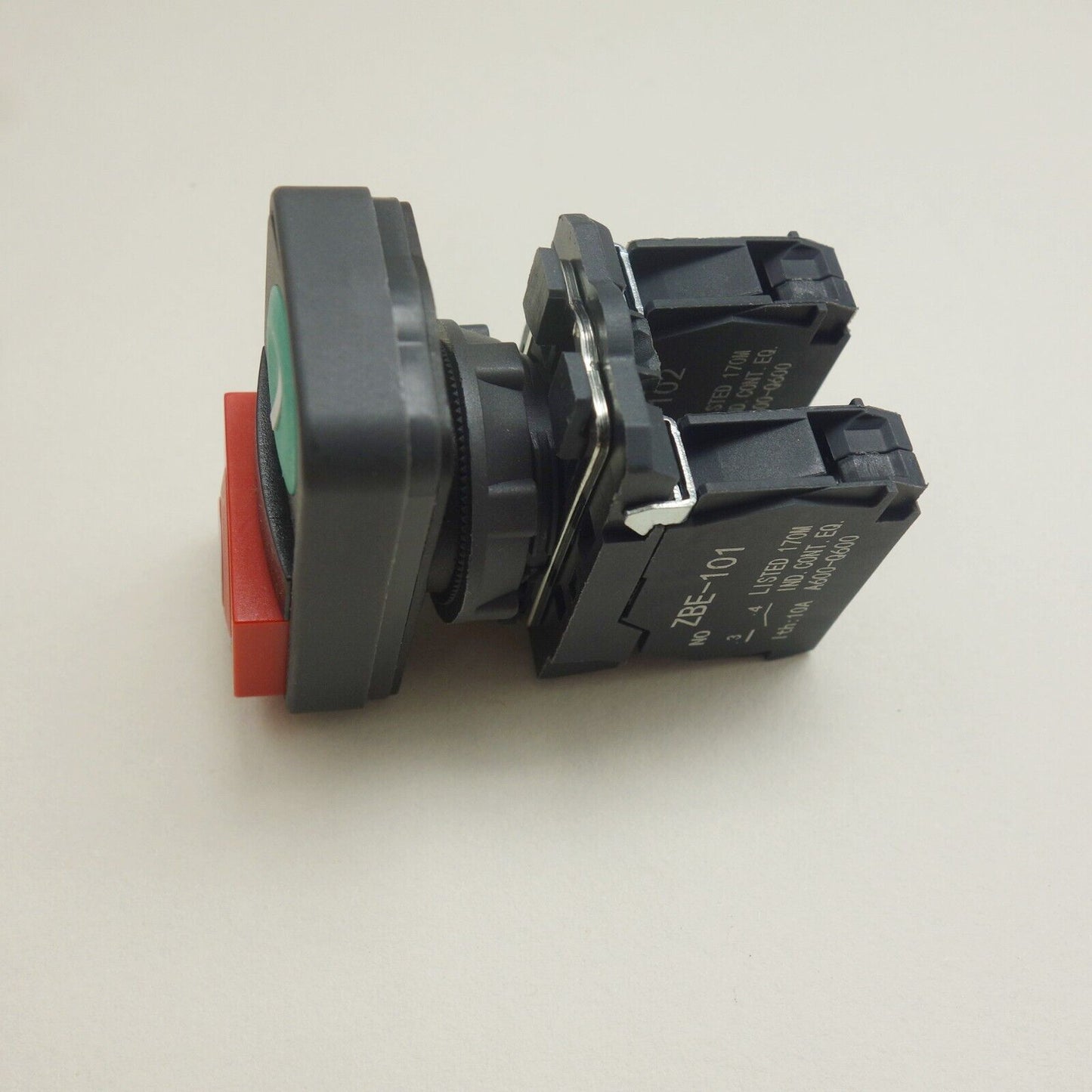 1pc Double headed pushbutton switch Fits XB5AL73415 flush Green Extended Red