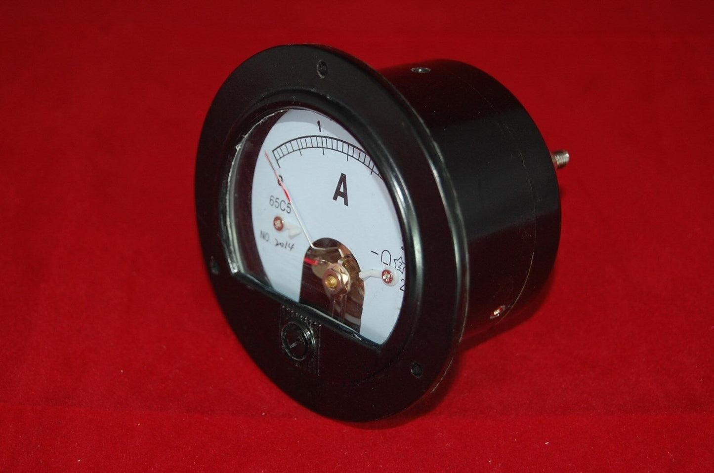 DC 0-100mA Round Analog Ammeter Panel AMP Current Meter Dia. 90mm Direct Connect