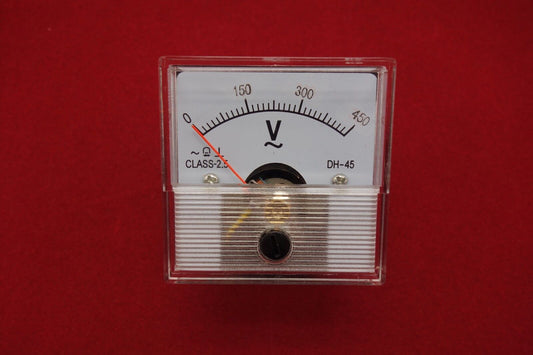 1PC AC 0-450V Analog Voltage Analogue Panel meter DH45 Directly connnected