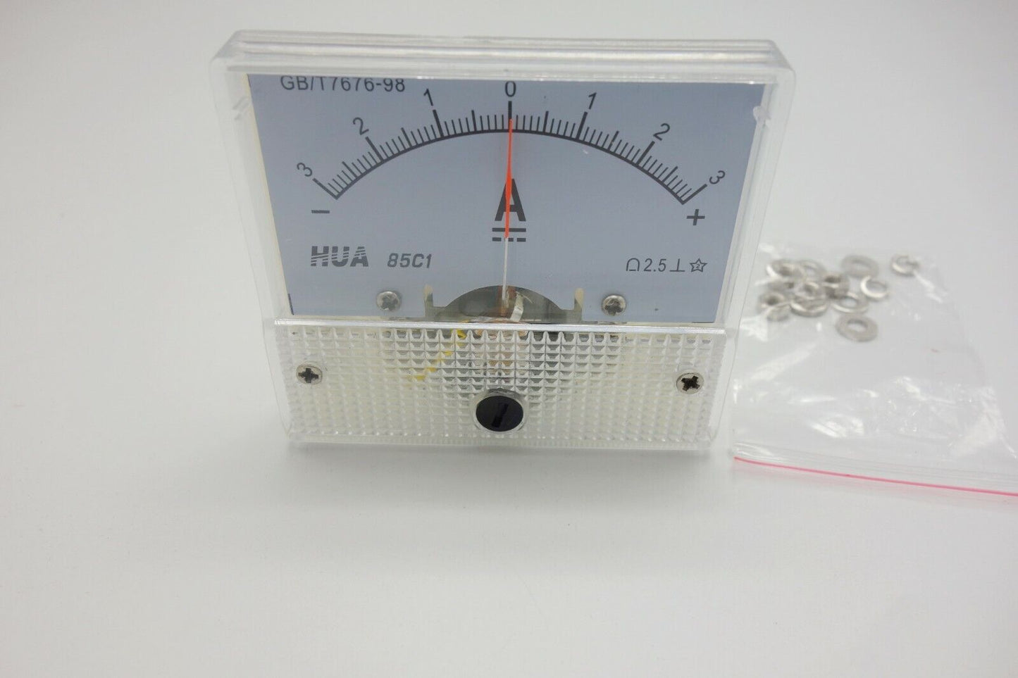1pc DC Minus Zero Plus -3A - +3A Analog 85C1 Analogue Ammeter AMP Panel meter