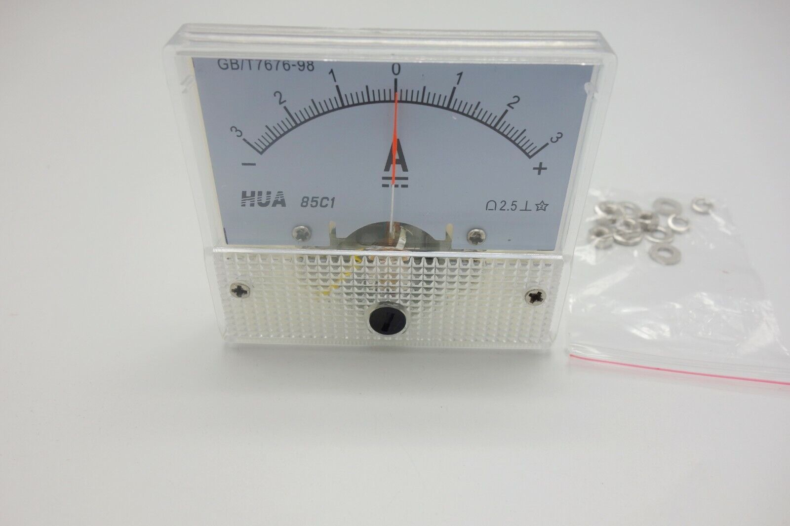1pc DC Minus Zero Plus -3A - +3A Analog 85C1 Analogue Ammeter AMP Panel meter