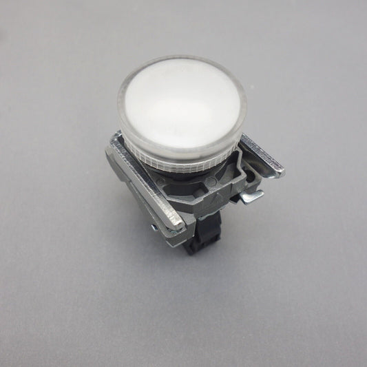 2PCS 22MM XB4 White Pilot light LED FITS XB4 BVJ1 12V AC/DC