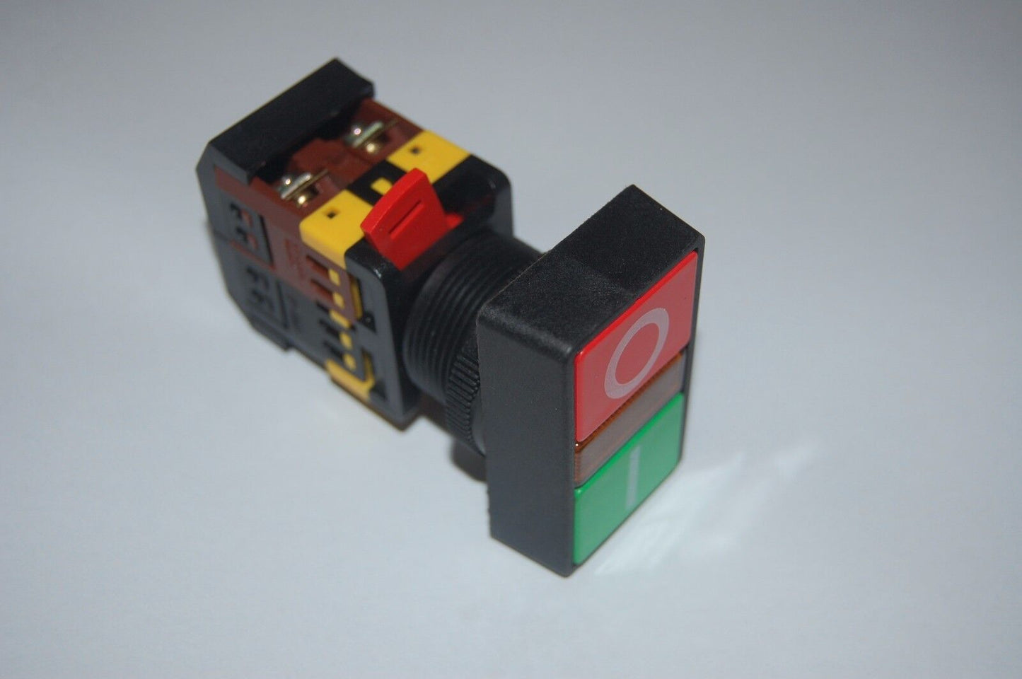 30MM Double head ON OFF PUSH BUTTON SWITCH with 24V AC/DC LED Light