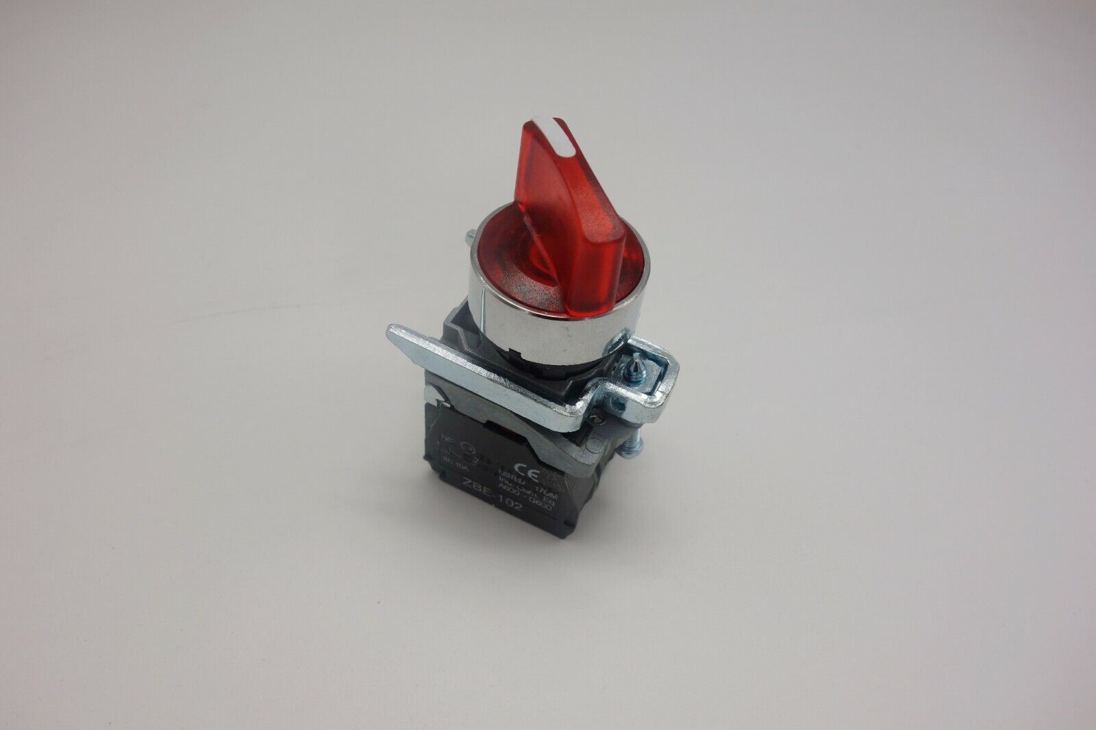 1PC 22mm ILlUMINATED Selector switch 2 Position Fits RED XB4BK124G5 110V LED