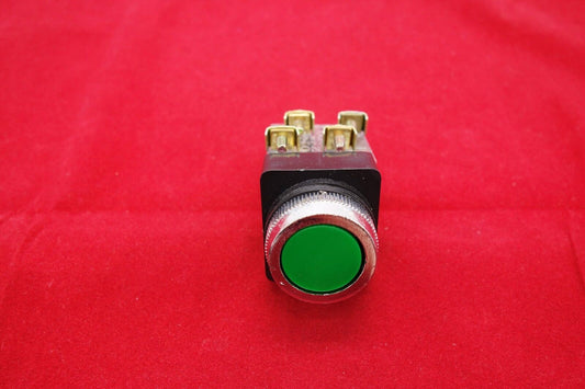 1PC NEW Cutout Dia. 25MM Green Momentary PUSH BUTTON Switch 1NO/1NC PB25