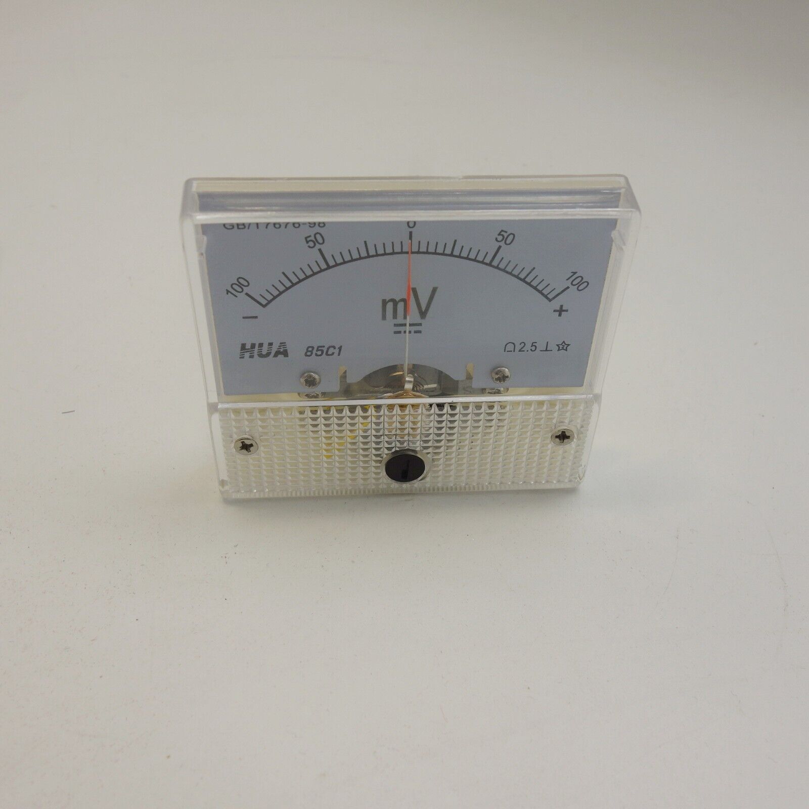 DC Minus Zero Plus -100mV - 0 -+100mV Analog 85C1 Voltage Analogue Panel meter
