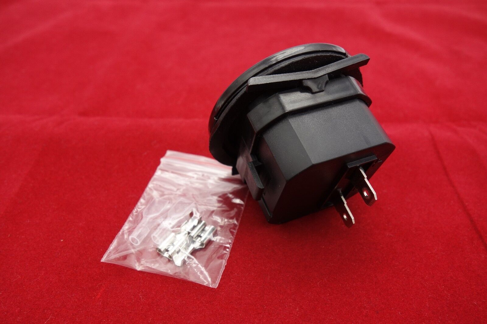 1PC Roud QUARTZ hour meter 1/10 0-99999.9  Panel Cutout Dia.50mm 100-250V AC