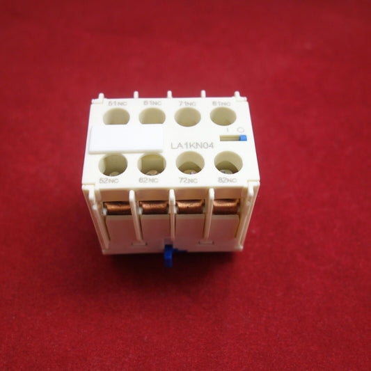 1PC Auxiliary Contact Block Fits LA1KN04  4NC USE WITH LC.K LP.K CA.K CONTACT