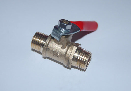 2PCS NEW 1/4" ball valve brass PFTXPFT Male and Male  PT High Quality