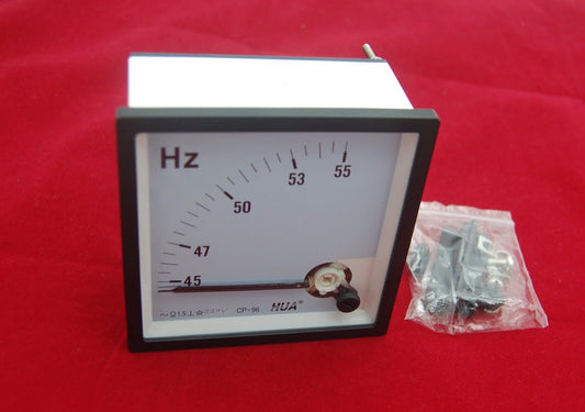 1PC Analogue Frequency Panel Meter 45-55HZ 220V 96*96MM directly Connect